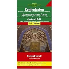 Zentralasien-Kasachstan S�d-Kirgisistan-Tadschikistan-Turkmenistan-Usbekistan. Autokarte. 1 : 1 750 000.