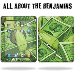 MightySkins Protective Vinyl Skin Decal Sticker for Apple iPad tablet e-reader 3G or Wi-Fi - All About The Benjamins