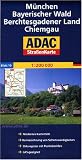 ADAC Stra&szlig;enKarte Deutschland 10 - M&uuml;nchen, Bayerischer Wald, Berchtesgadener Land, Chiemgau 1 : 200 000 - 