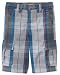 Timberland Boys 4-7 Lit Plaid Cargo Short