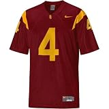 Nike - Nike USC Trojans #4 Cardinal Twilled Football Jersey