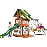 Backyard Discovery Independence All Cedar Wood Playset Swing Set