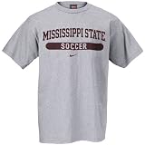 Nike Mississippi State Bulldogs Ash Soccer T-shirt
