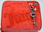 Juicy Couture Flame Red Velour Charming Juicy French Wallet