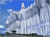 Reichstag Vorderseite bei Tage photographic art print 30x40cm by Christo