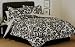 Zeus Black and Off White Comforter Bedding Set King Zeus Black and Off White Comforter Bedding Set King