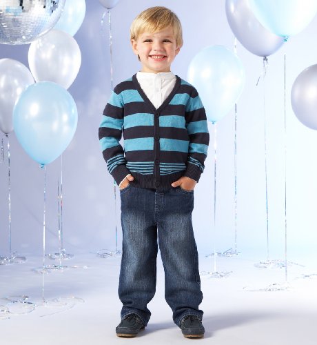 Autograph Pure Cotton Stripe Cardigan Outfit