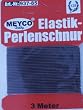 Elastik Perlenschnur braun 3 Meter/f�r Ketten