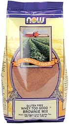 NOW Foods Organic Whey Too Good Brownie Mix,  Gluten-free,  16 Ounce Bags (Pack of 4)
