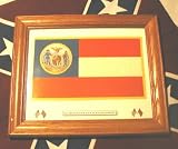 Framed, Civil War Confederate Flag.....1st Maryland Cavalry