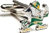 Cufflinks Inc Men's Notre Dame Fighting Irish Cufflinks Green/gold/whi...