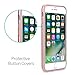 iPhone 7 Case, CaseCrown Lux Glider Case (Rose Gold) w/Matte Finish & Felt Interior