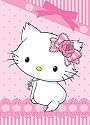 Associated Weavers CH02 Sanrio Charmmy Kitty Roses Teppich 95 x 133 cm
