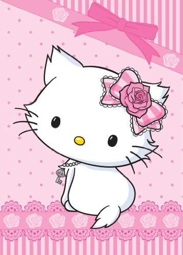 Associated Weavers CH02 Sanrio Charmmy Kitty Roses Teppich 95 x 133 cm Preisvergleich