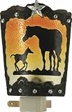 Mare and Foal Night Light By Rivers Edge