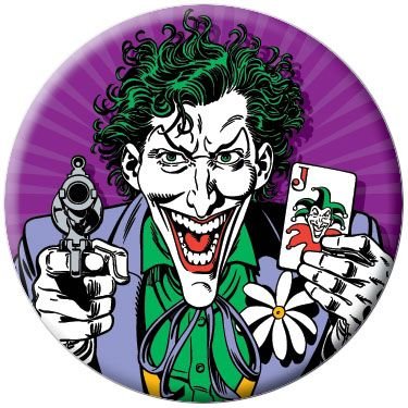  DC Comics Batman Joker Gun and Card Button 81066 [Toy]