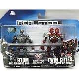 リアル・スティール 5インチアクションフィギュア バーサス2パック アトムvsツインシティーズ/Real Steel 5inch Action Figures Versus 2 Pack: Atom vs Twin Cities【並行輸入】
