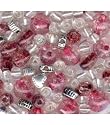 Bracelet Blends Bead Packs - Crackle 147PK/Red