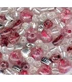 Bracelet Blends Bead Packs - Crackle 147PK/Red