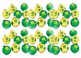John Deere Collectibles ~ Green and Yellow Christmas Tree Ornaments 48 Pc