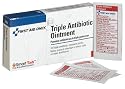 First Aid Only Triple Antibiotic Ointment Pack, 0.5 Gram, 10-Count Boxes (Pack of 10)