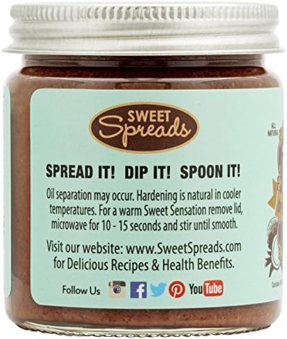 Sweet Spreads - Coconutter Flavored Coconut Butter Sampler 6 Flavors (4 Ounce Each)