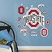 Fathead NCAA Ohio State Buckeyes Ohio State Buckeyes: Fathead Jr Logo - Large Officially Licensed Removable Wall Decal