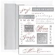 Festive Words Christmas Cards -