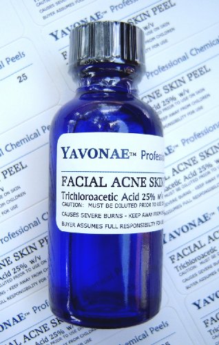 Yavonae Facial Acne Skin Peel - 25% TCA Acid Peel 1 fl oz 30 ml PLUS 