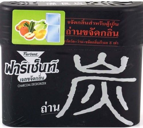 6 Packs Farcent Charcoal Deodorizer for Fridge Refrigerators Use 5.29 Oz By Thaidd