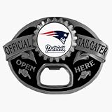 New England Patriots Official Tailgater Belt Buckle Bottle Opener