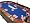 Pokertisch NEVADA Classic blau