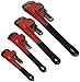 Grizzly H6271 Steelex 4-Pc. Pipe Wrench Set 8-Inch, 10-Inch, 14-Inch, 18-Inch