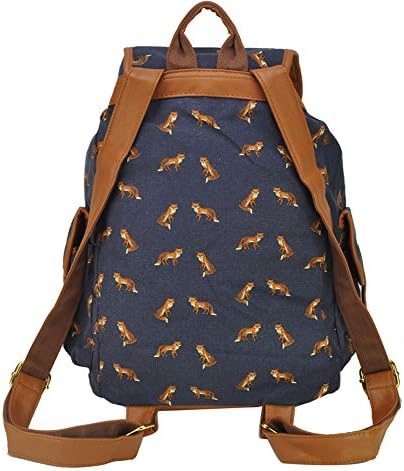 Puledon Classic Vintage Retro High-capacity Portable Cute Bags Canvas Schoolbag Travel Backpack Bookbag Backpack School Bag