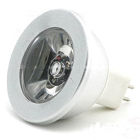 High Power 180 Lumen MR16 GU5.3 Base Single LED 30 Deg. Spot Light 12v Bulb, 1204wh