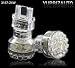 Pair of 3157 24-LED Super Bright White Bulbs for Turn Signal Light, Corner Light, Stop Light, Parking Light, Side Marker Light, Tail Light, and Backup Lights