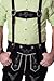 Lederhosen Leather Shorts Oktoberfest Trachten Bavarian Black