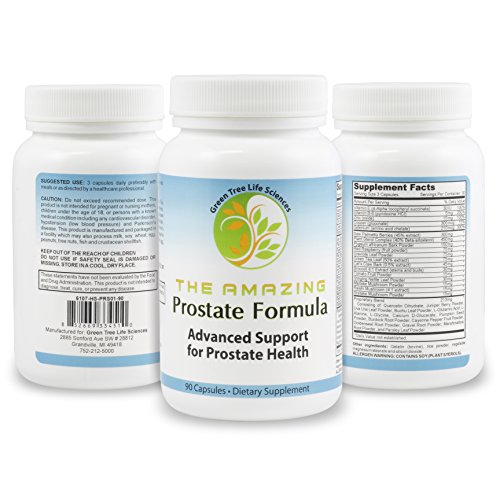 The Amazing Prostate Formula - Saw Palmetto,Beta-Sitosterol,Advanced Support for Prostate Health,Our All Natural Prostate Supplement Helps Relieve The Symptoms Of A Swollen Prostate.