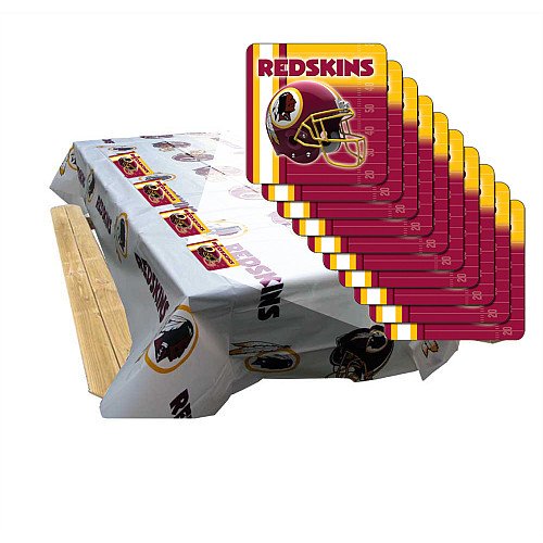 Washington Redskins Tablecloth Coaster Pack