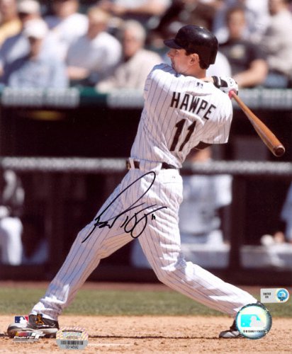 Brad Hawpe Colorado Rockies - Batting - Autographed 8x10 Photograph