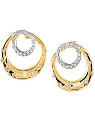 14K Yellow Gold Diamond Earrings - 0.37 Ct. -- LIFETIME WARRANTY