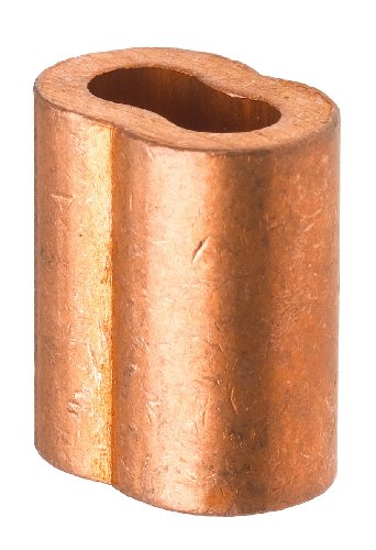 Copper Crimping Loop Sleeve for .0037 Diameter Wire Rope and Cable