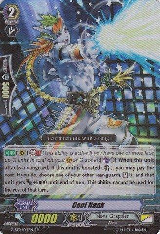Cardfight!! Vanguard TCG - Cool Hank (G-BT01/017EN) - G Booster Set 1: Generation Stride