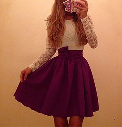 Winter New Aeeival Women Clothing Long Sleeve Autumn Winter Ball Gown Dress Slim Fit Patchwork Casual Lace Dress Vestido De Renda Wine red XL