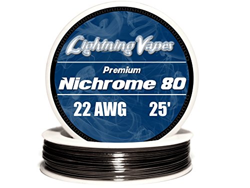 Genuine Lightning Vapes ® 22 AWG Nichrome 80 Wire 25' 50' 100' 250' 500' 1000...