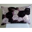 Wine Roses - Decorative Pillow Covers - Rectangle Pillow Cover with Sequins & Satin Ribbon Embroidery