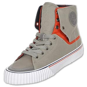 Buy PF FLYERS Boxcut Center Mens Casual Shoe, Grey Red White by PF Flyers