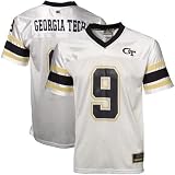 NCAA Georgia Tech Yellow Jackets #9 Youth Stadium Football Jersey-White (Large)
