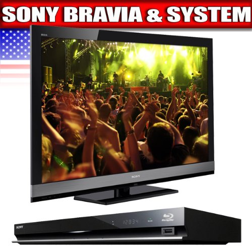 Sony BRAVIA EX 700 Series 40-Inch LCD TV, Black + Sony BDP-S570 Blu-ray Disc Player