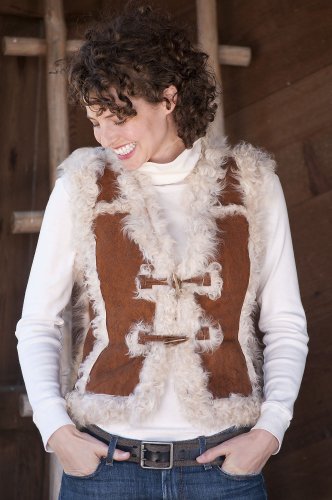Womens Brandy Curly Lamb with Toggles